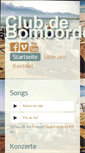 Mobile Screenshot of clubdebombordo.com