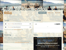 Tablet Screenshot of clubdebombordo.com